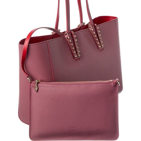 Christian Louboutin Cabata Small Leather Tote, Pink - Picture 3 of 4